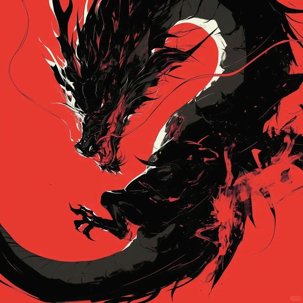 ảnh rồng đen ngầu 3