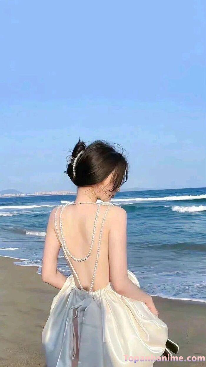 ảnh sau lưng cô gái 20