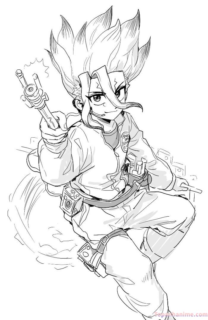 Mẫu ảnh Senku Ishigami 26