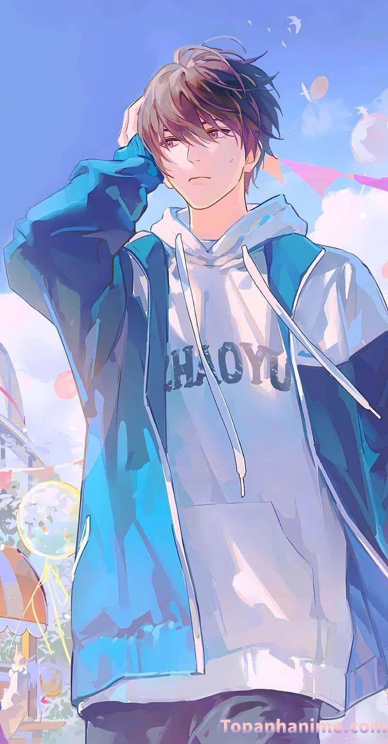 ảnh anime nam học sinh 27