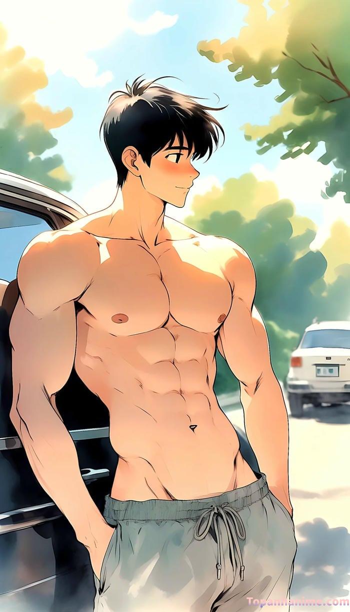 Ảnh anime nam 6 múi 6