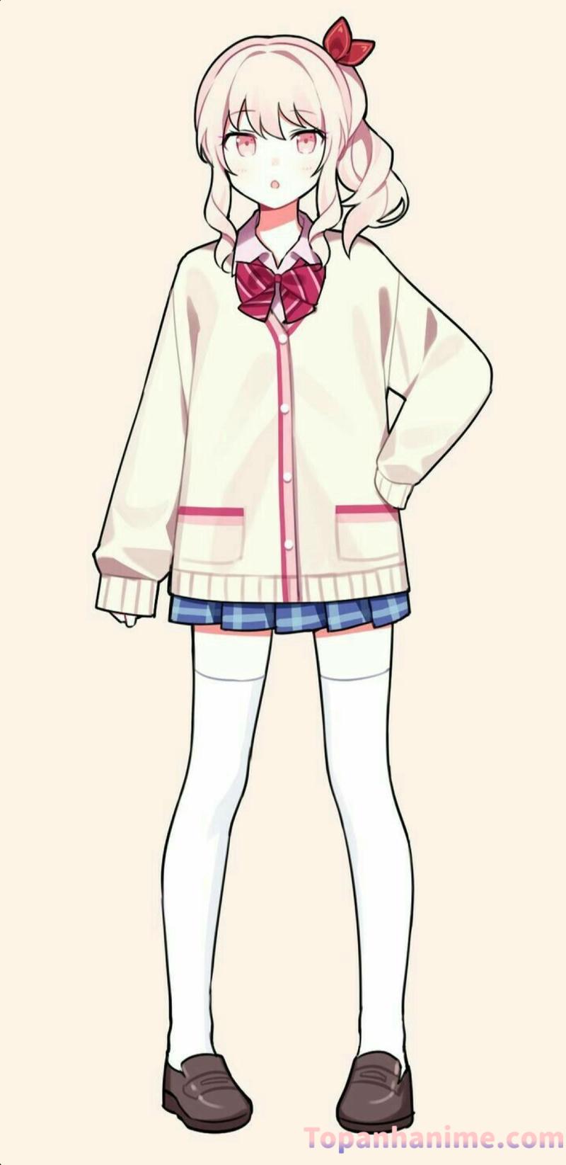 ảnh gái anime mặc váy ngắn 16