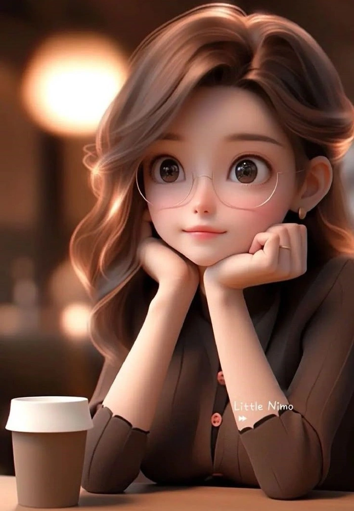 Cute Cartoon Girl Photos for WhatsApp DP 32