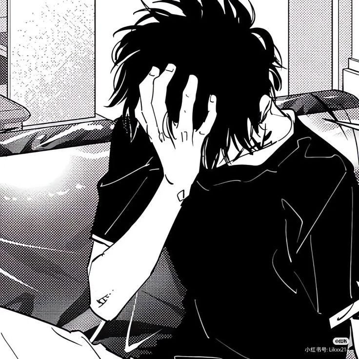 Avatar Đen Trắng Buồn 11