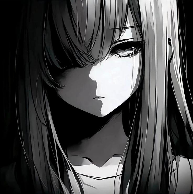 Avatar Đen Trắng Buồn 14