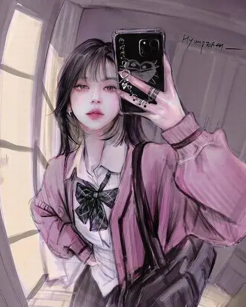 Avatar Nữ từ cute dễ thương tới ngầu 8