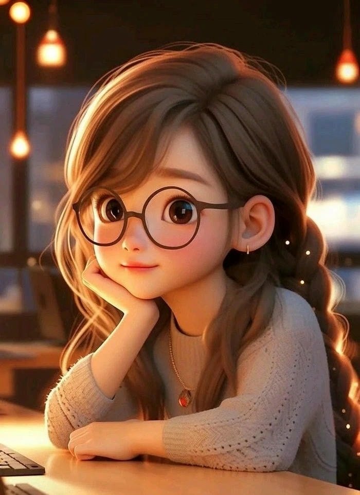 Cute cartoon girl images for whatsapp dp 52
