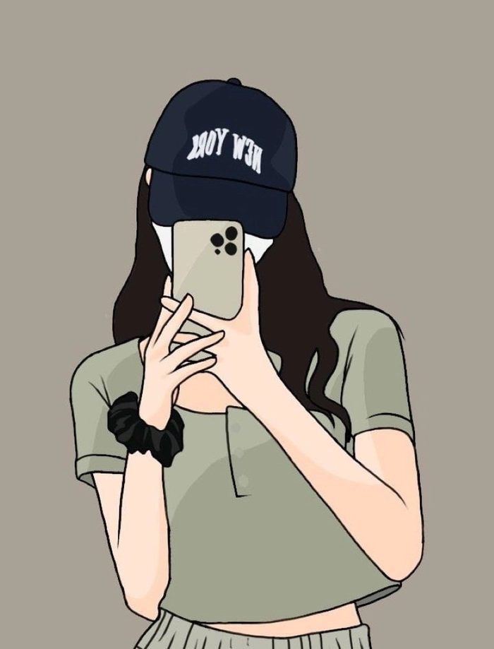 Instagram Cartoon DP for Girls 35