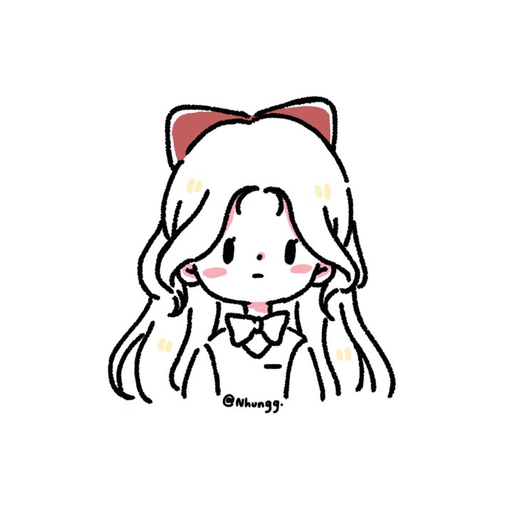 Chibi Girl Cute Dễ Vẽ 1