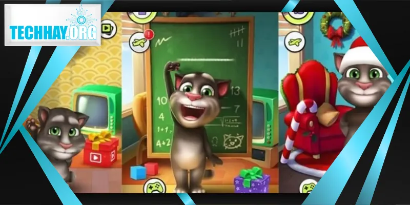 Chơi top game vui - My Talking Tom chăm sóc chú mèo đáng yêu