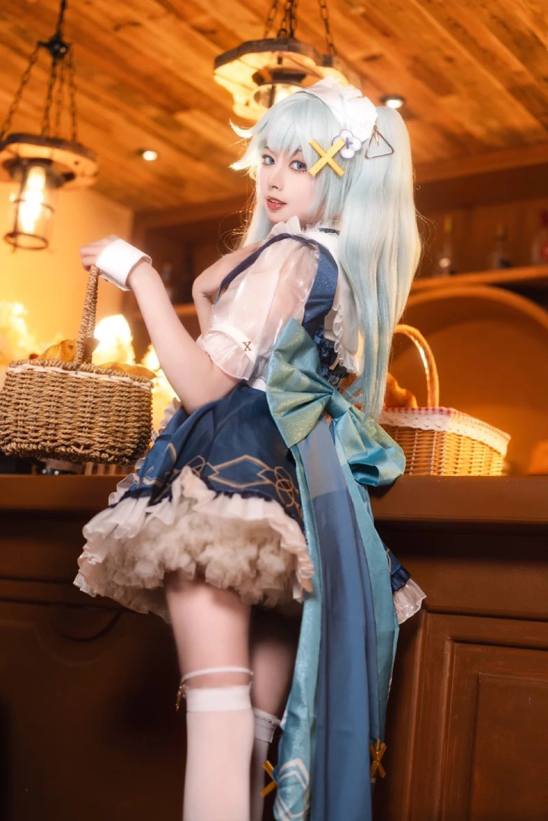 cosplay hầu gái đáng yêu 10