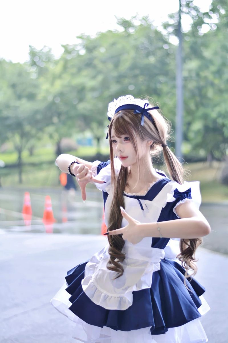 cosplay hầu gái đáng yêu 17