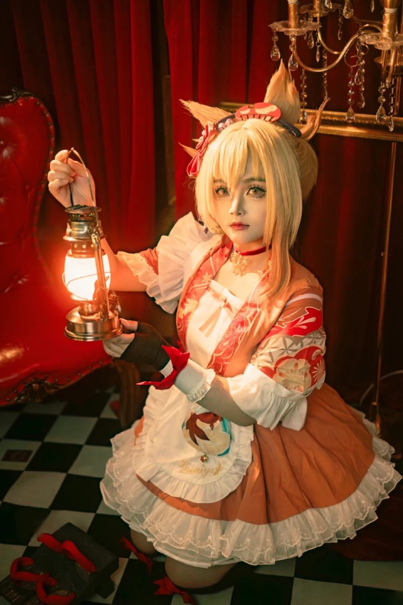 cosplay hầu gái đáng yêu 9