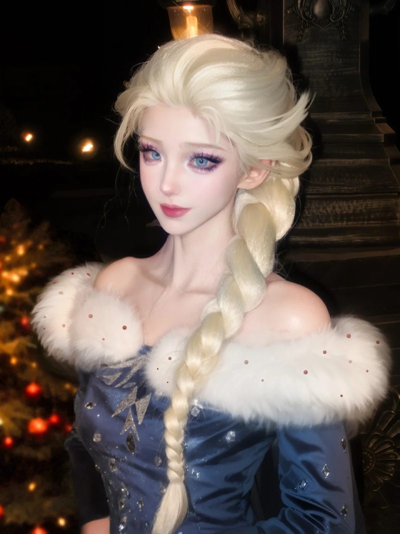 ảnh Elsa và Anna Cosplay 23