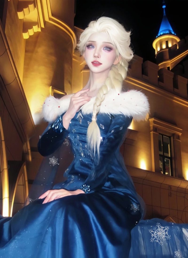ảnh Elsa và Anna Cosplay 22