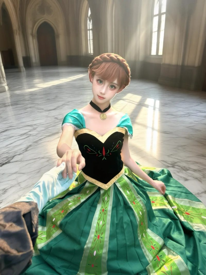 ảnh Elsa và Anna Cosplay 2