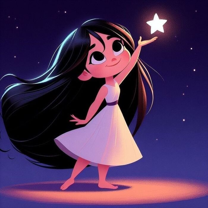 Cute Cartoon Girl Photos for WhatsApp DP 27