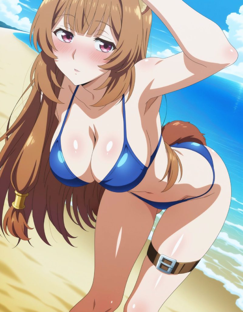 ảnh gái anime mặc bikini 29