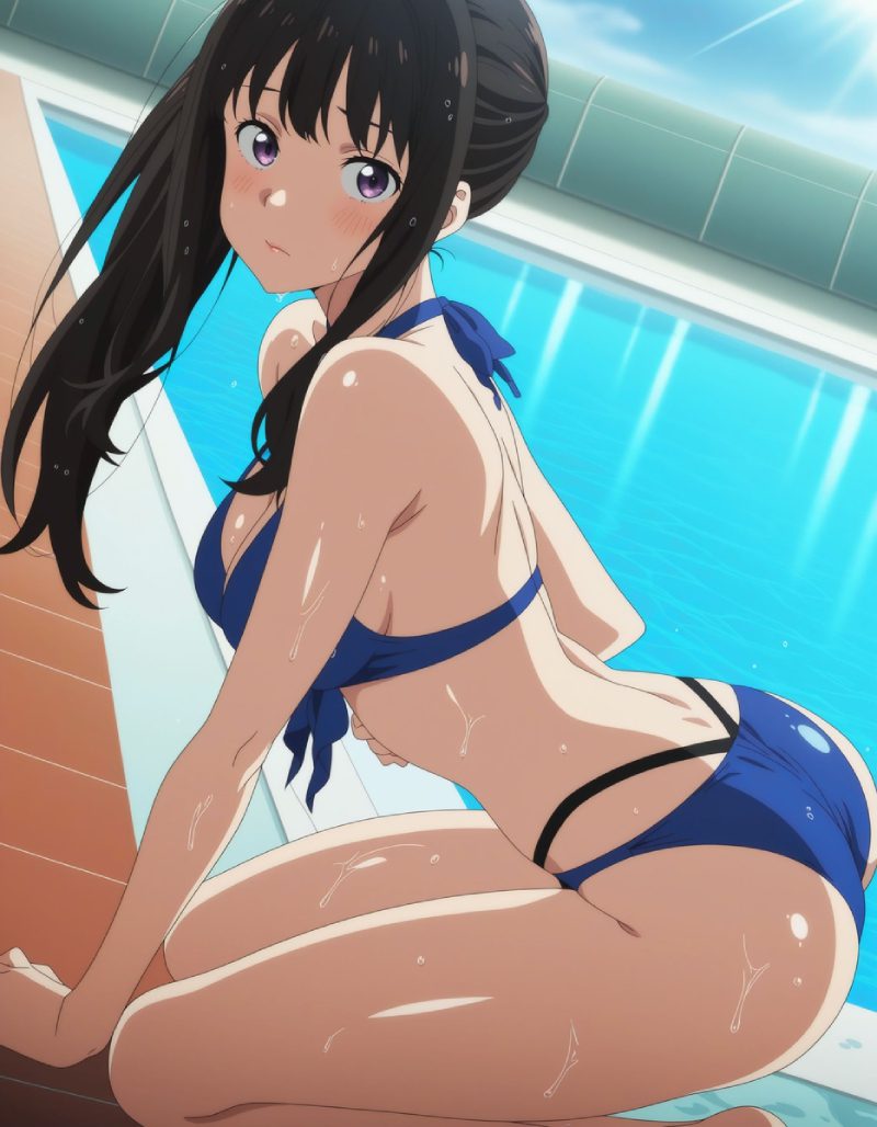 ảnh gái anime mặc bikini 26