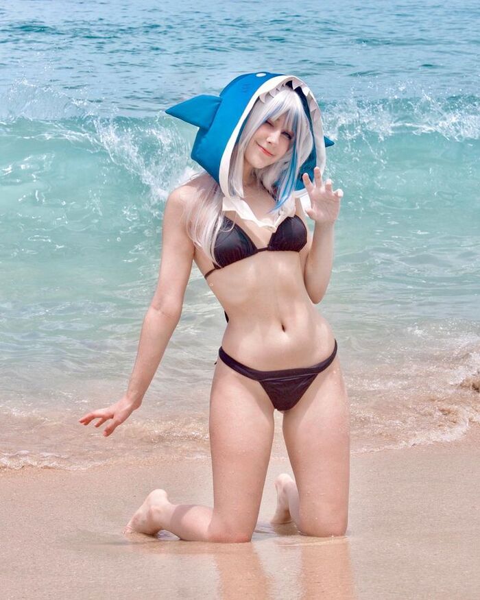 ảnh gái xinh cosplay mặc bikini 20