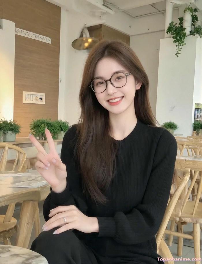 Ảnh gái xinh đeo kính 30