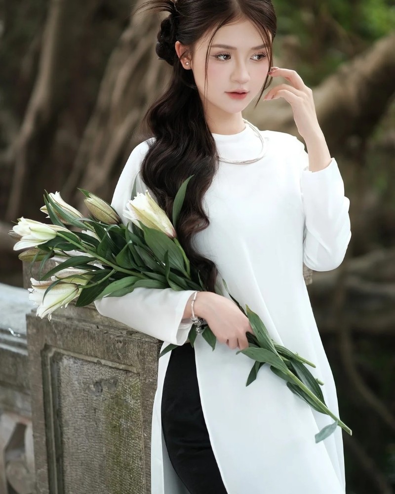 gái xinh mặc áo dài 21