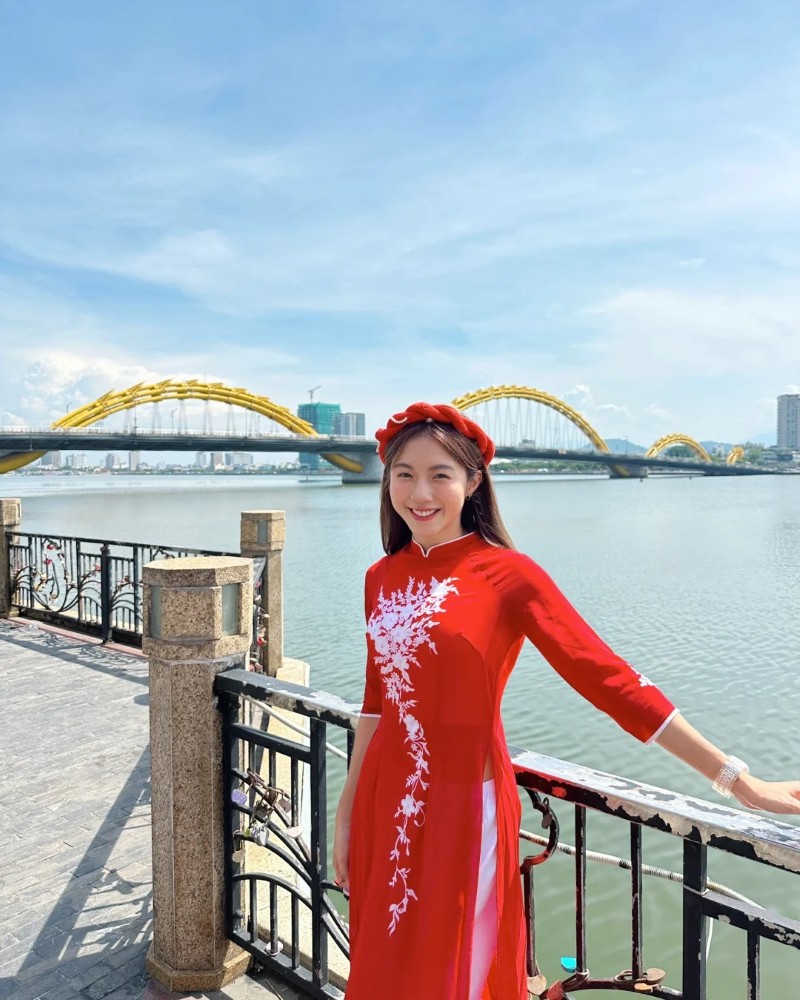 gái xinh mặc áo dài 5