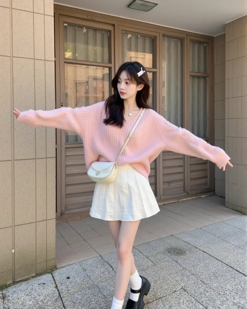 Ảnh Gái Xinh Mặc Pinky 23