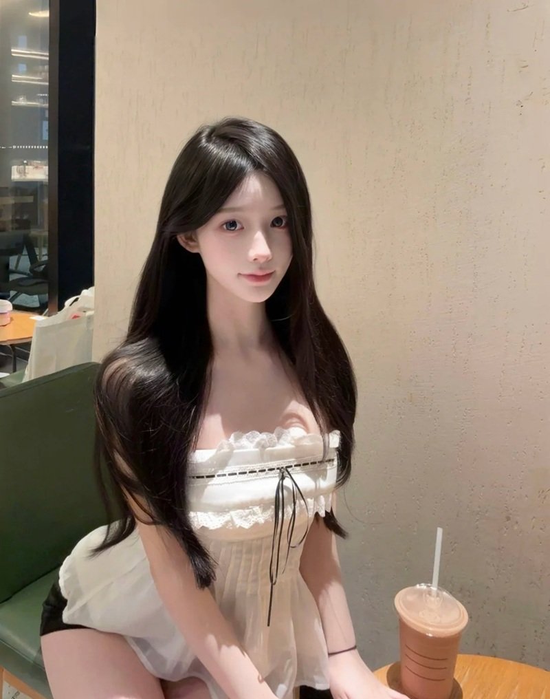 ảnh gái xinh tóc dài 17