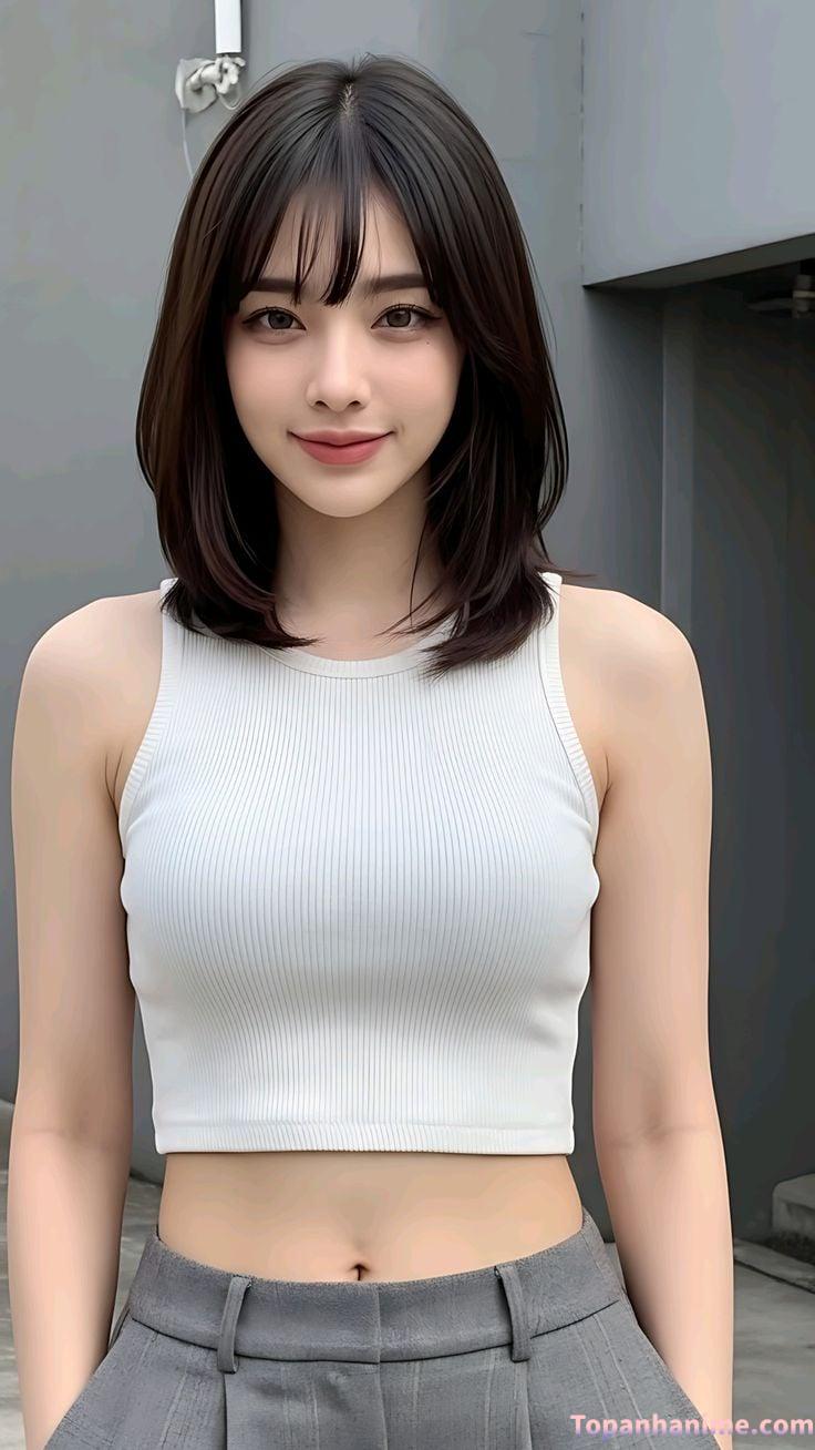 Ảnh gái xinh tóc ngang vai 2k3 31