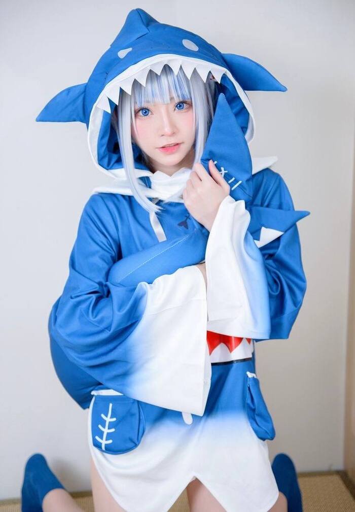 Ảnh Yaoyaoqwq Gawr Gura cosplay 25
