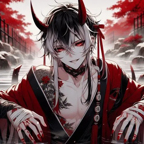 Hình Ảnh Ác Quỷ Nam Anime Ngầu 42