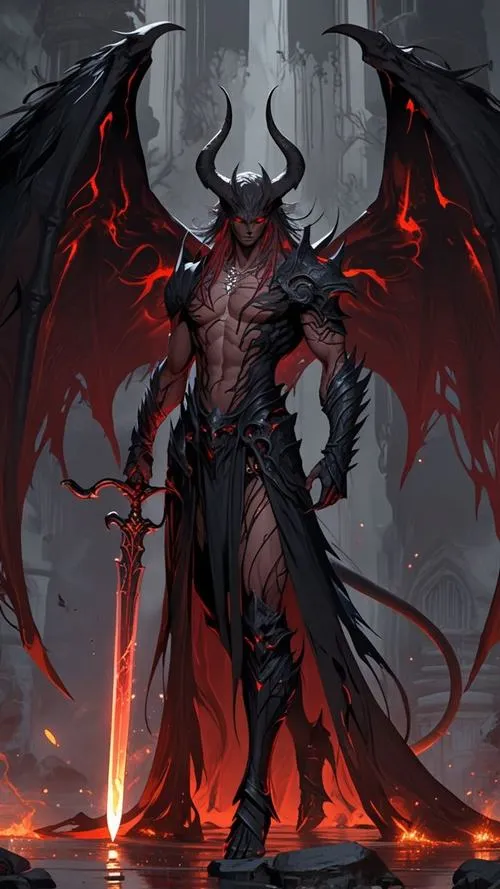 Hình Ảnh Ác Quỷ Nam Anime Ngầu 48