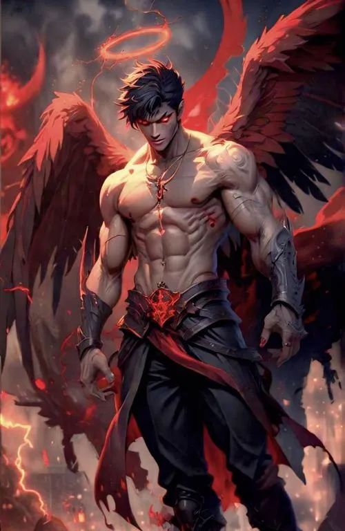 Hình Ảnh Ác Quỷ Nam Anime Ngầu 60