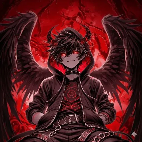 Hình Ảnh Ác Quỷ Nam Anime Ngầu 61