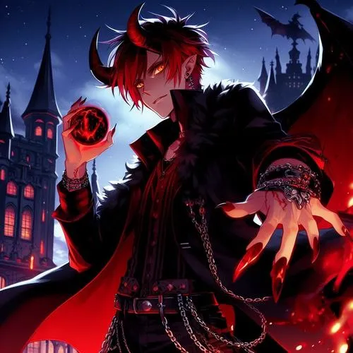 Hình Ảnh Ác Quỷ Nam Anime Ngầu 70