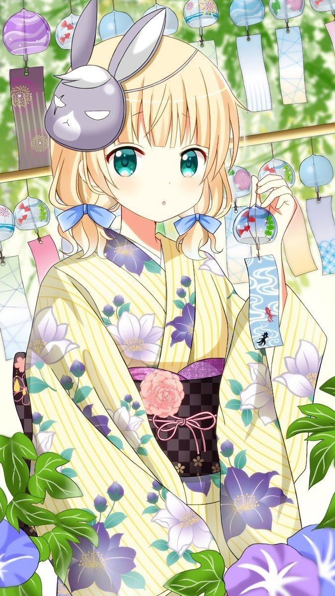 Hình Ảnh Anime Gái Mặc Kimono 11