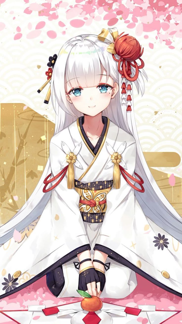Hình Ảnh Anime Gái Mặc Kimono 6