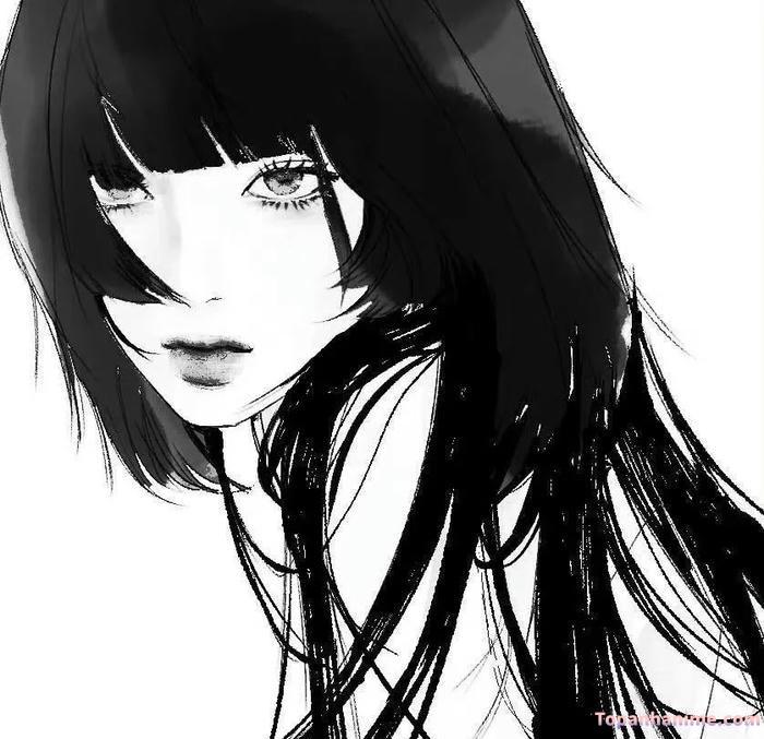 ảnh anime trắng đen 38