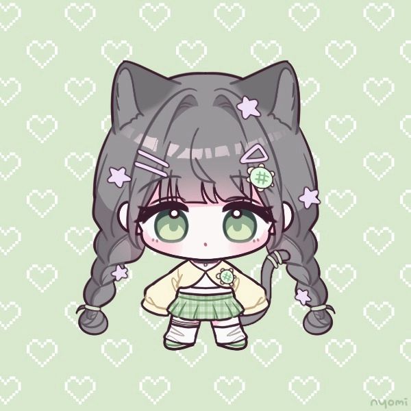 Hình Ảnh Chibi Nữ Cute Đơn Giản 5