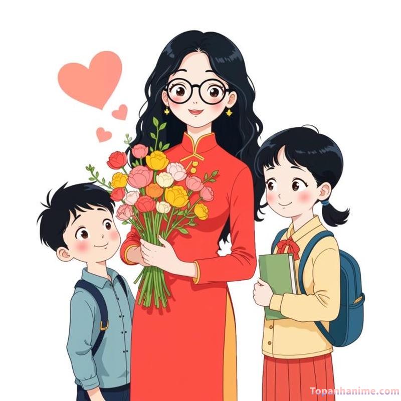 Hình ảnh cô giáo chibi 21