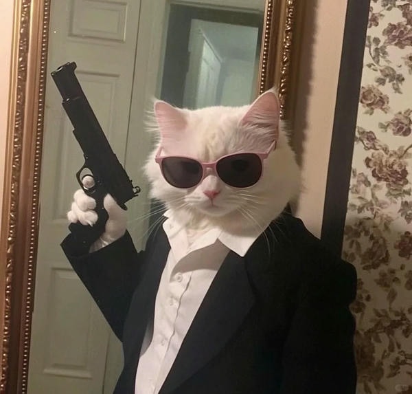 ảnh con mèo ngầu 38