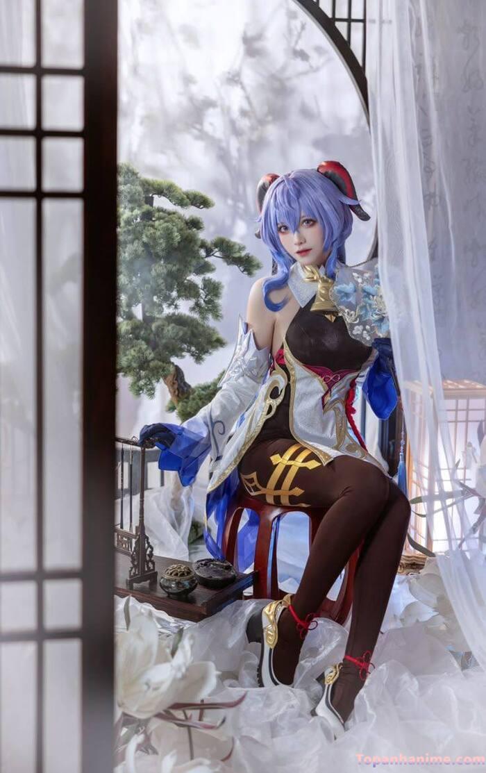 ảnh cosplay Ganyu 30