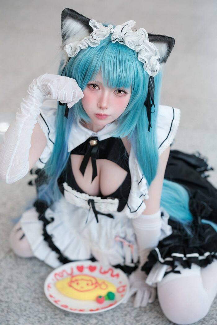 ảnh cosplay hầu gái 29
