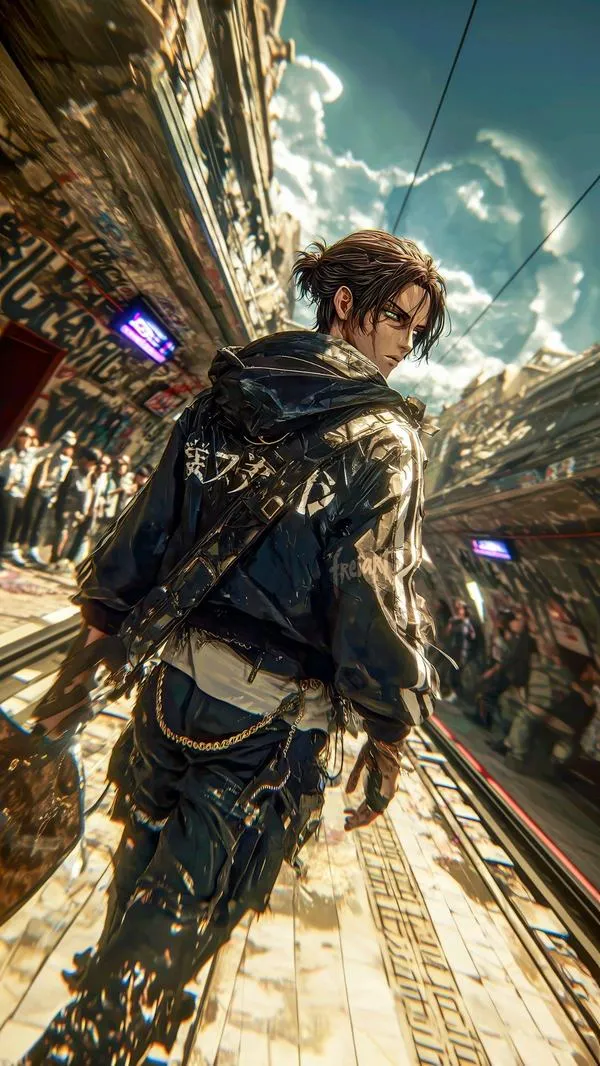 Hình Ảnh Eren Yeager ngầu 13