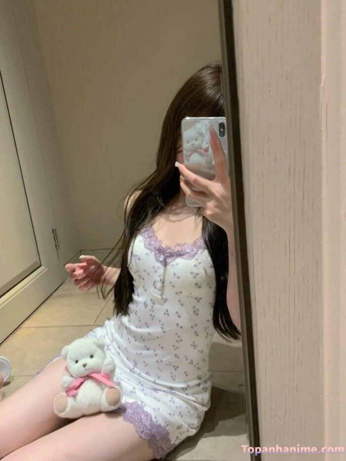 Ảnh gái xinh che mặt bằng điện thoại 64