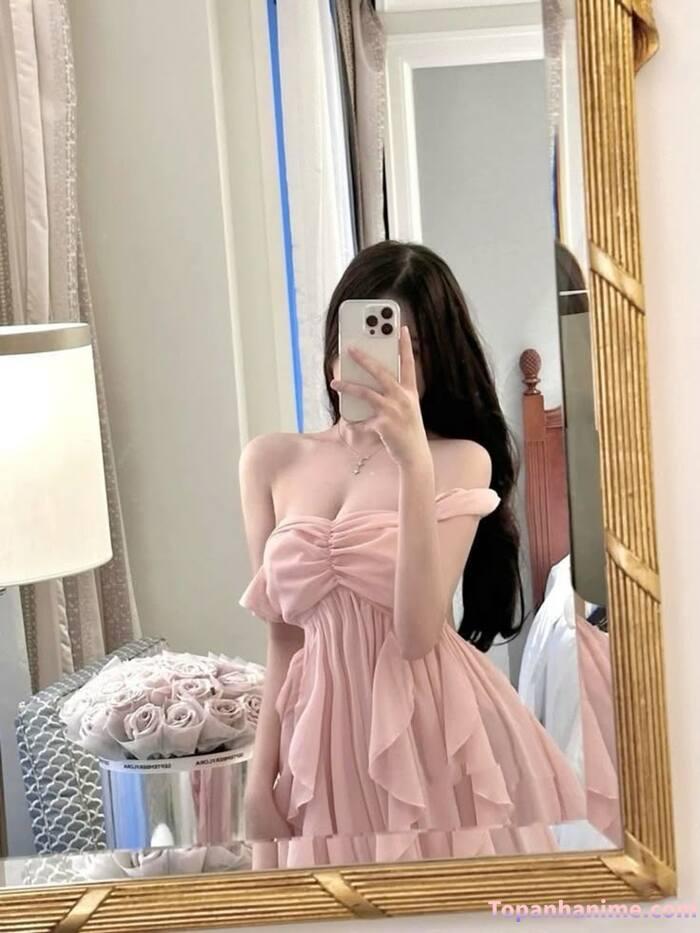 Ảnh gái xinh che mặt bằng điện thoại 71