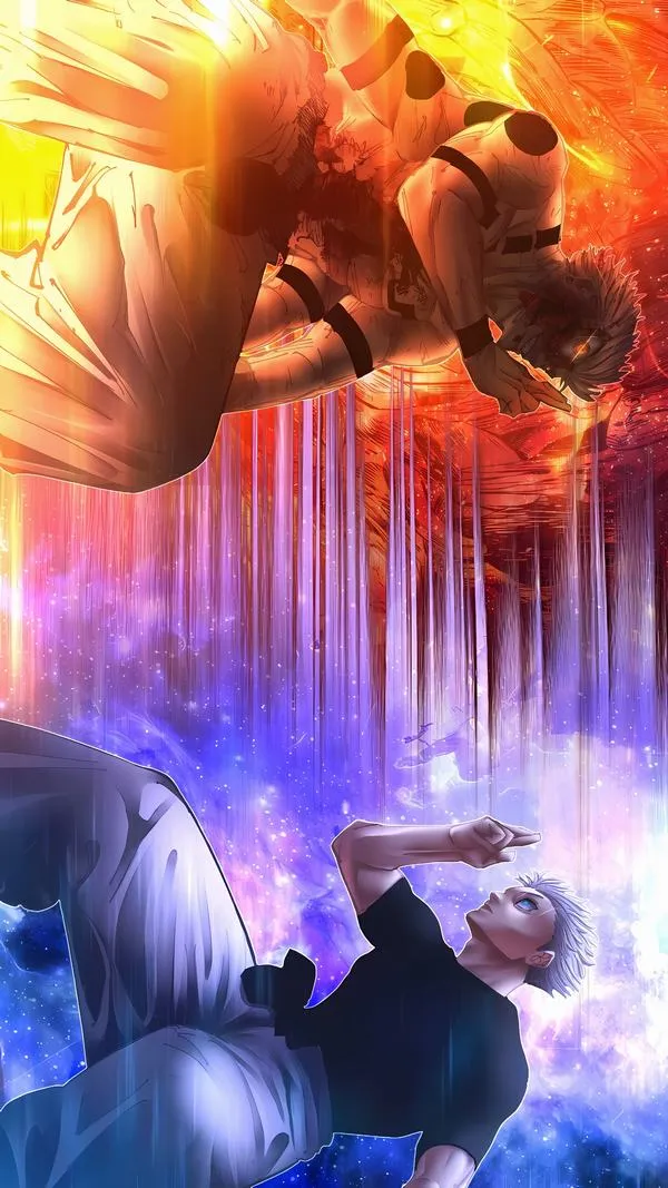 Hình Ảnh Gojo vs Sukuna ngầu 17