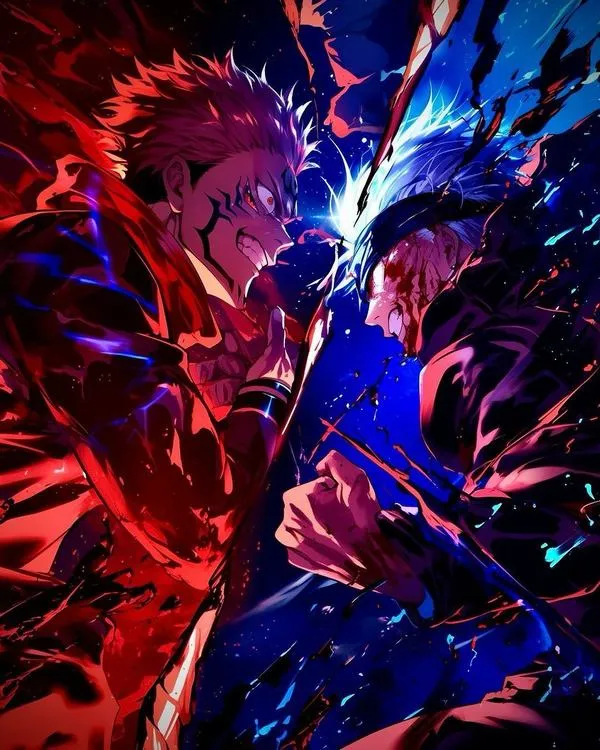 Hình Ảnh Gojo vs Sukuna ngầu 29