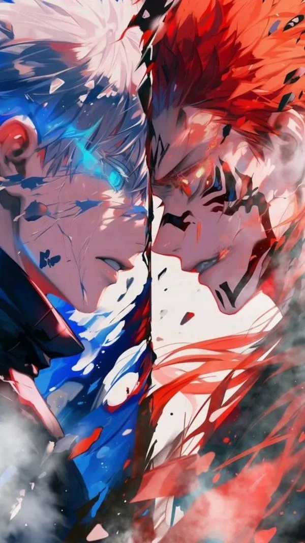 Hình Ảnh Gojo vs Sukuna ngầu 30